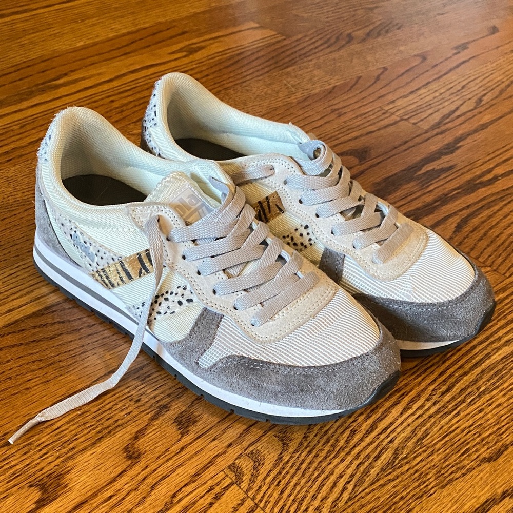 Gola Beige and Gray Casual Sneakers